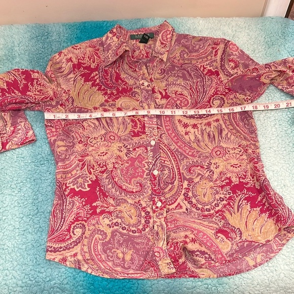 🔥Ralph Lauren Paisley Button-Up Shirt🔥 - Picture 5 of 5